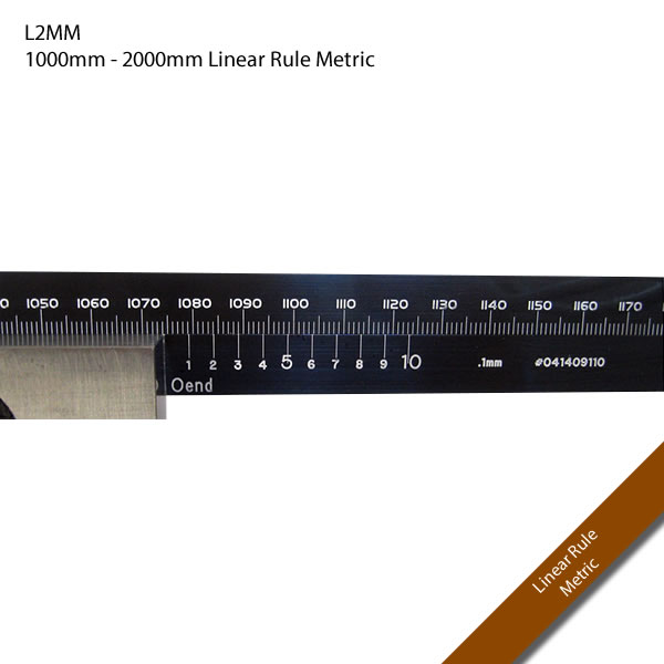 L2MM 1000mm - 2000mm Linear Rule Metric